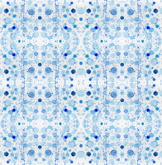 SPLATTER Fabric in Coastal Blue