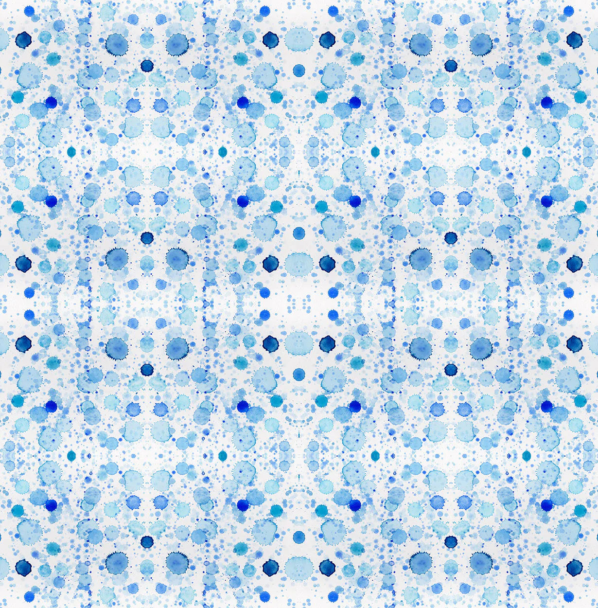 SPLATTER Fabric in Coastal Blue - SAMPLE