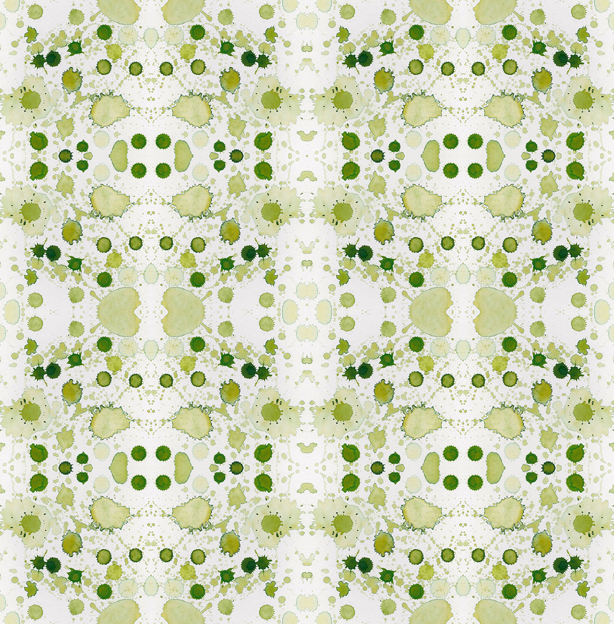 SPLATTER Fabric in Green with Envy