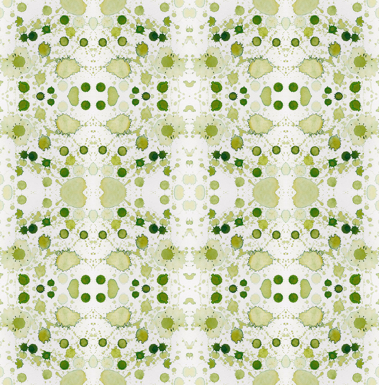 SPLATTER Fabric in Green with Envy