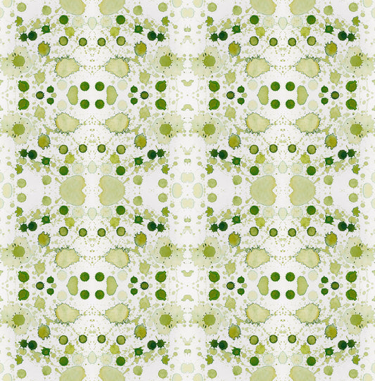 SPLATTER Fabric in Green with Envy