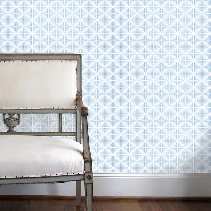 PLACID Wallcovering in Seascape on Heavyweight Non-Woven Vellum - SAMPLE