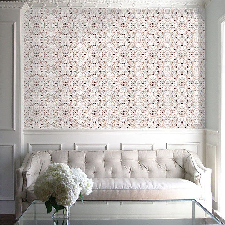 Splatter Wallcovering in Sepia