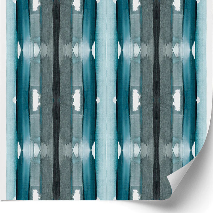 Turquoise Squash Blossom Wallcovering - SAMPLE