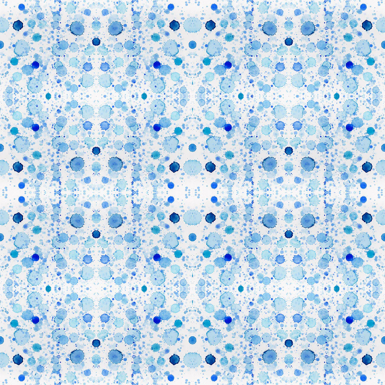 Splatter Pillow in Coastal Blue - SAMPLE