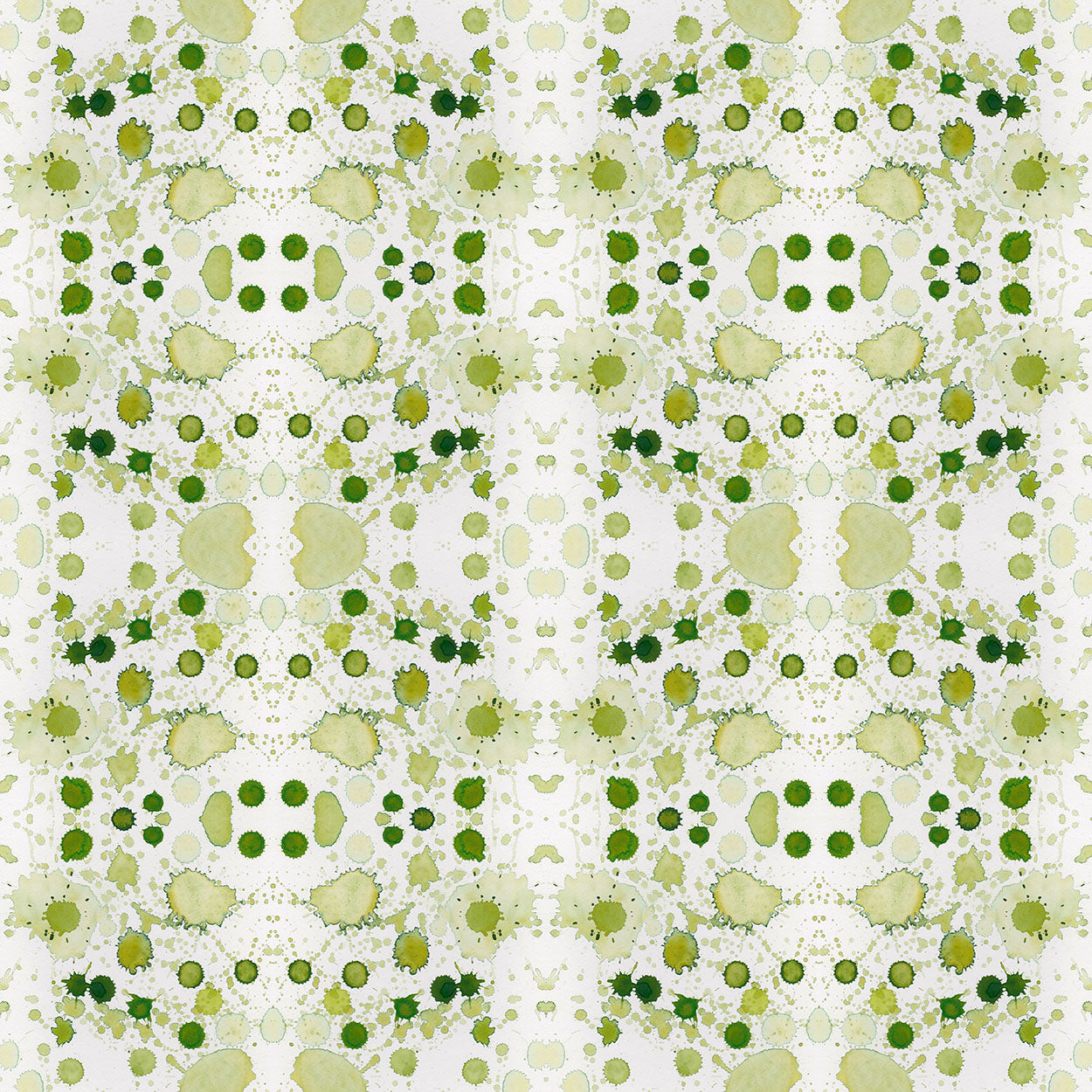 Splatter Pillow in Green with Envy