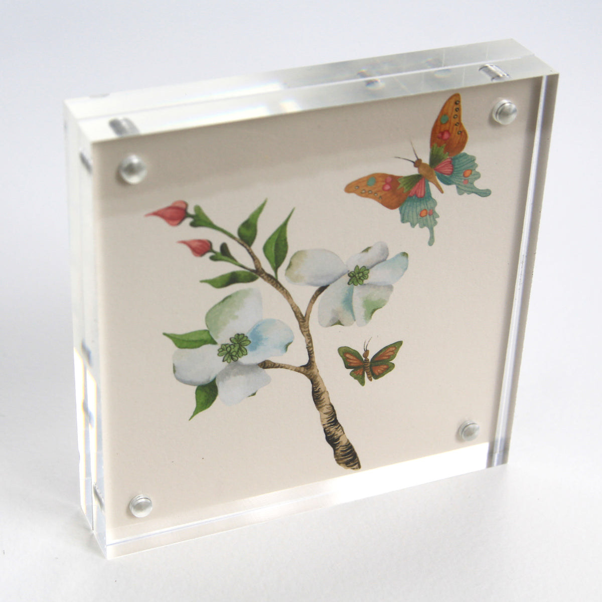 Botanical Butterfly Block - No. 4