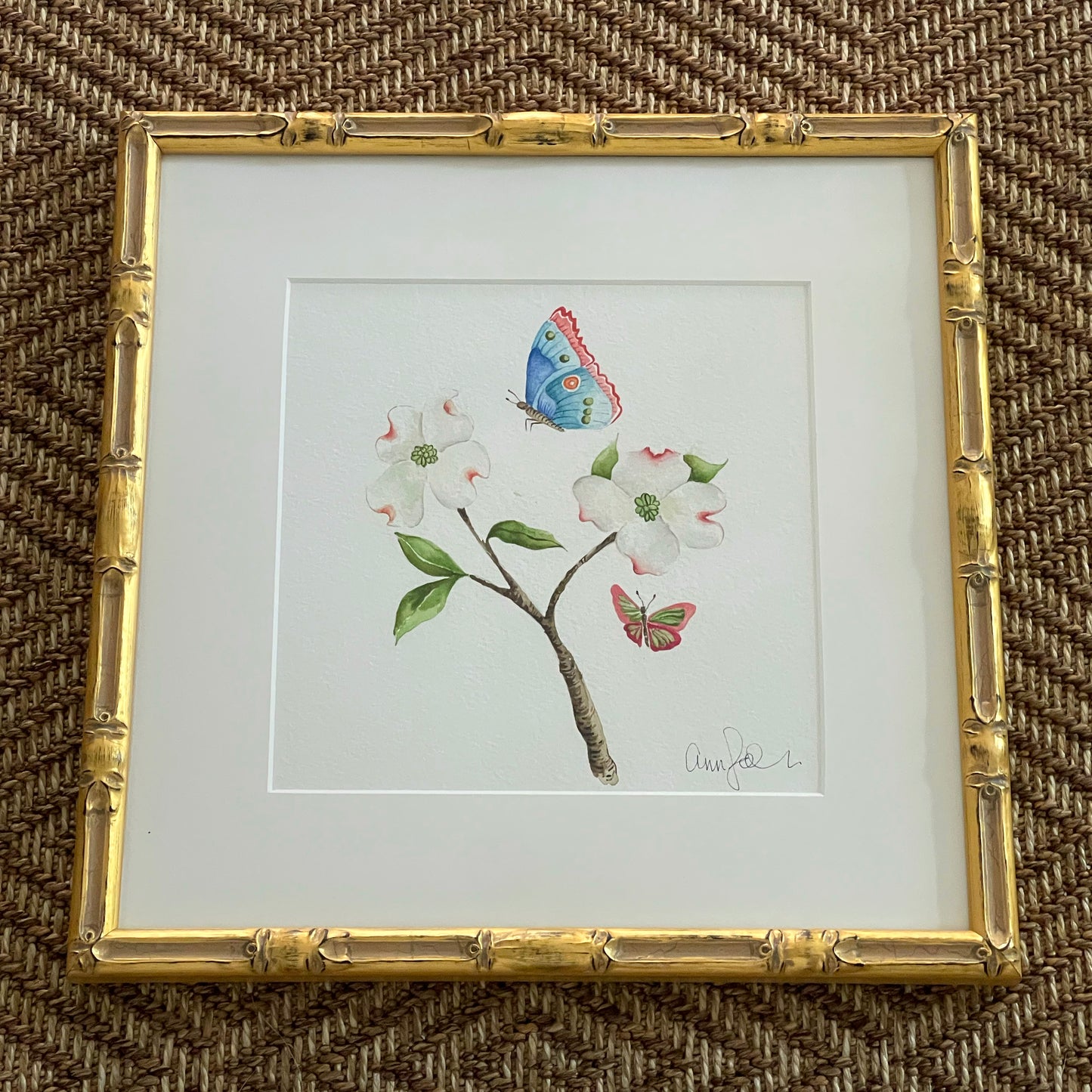 Botanical & Butterfly Study No. 7