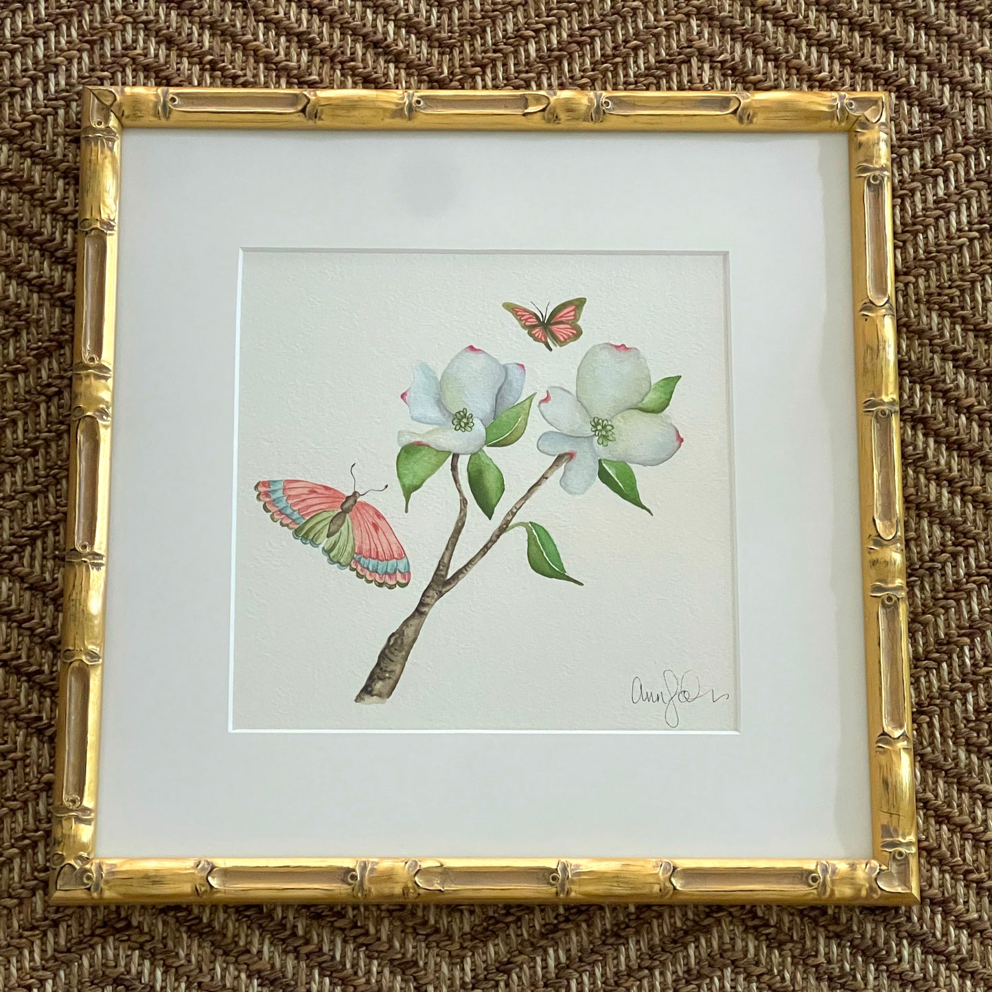 Botanical & Butterfly Study No. 3