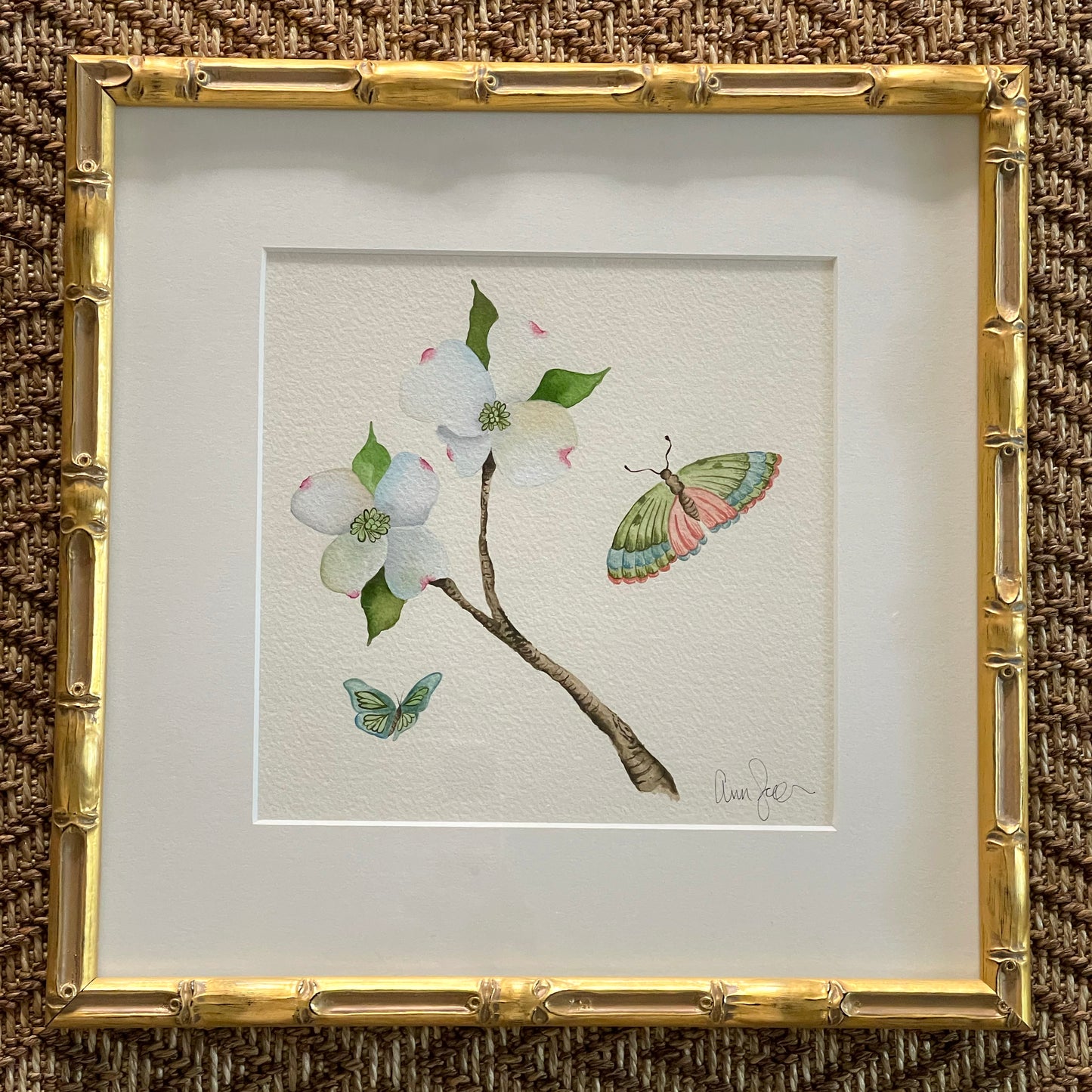 Botanical & Butterfly Study No. 5