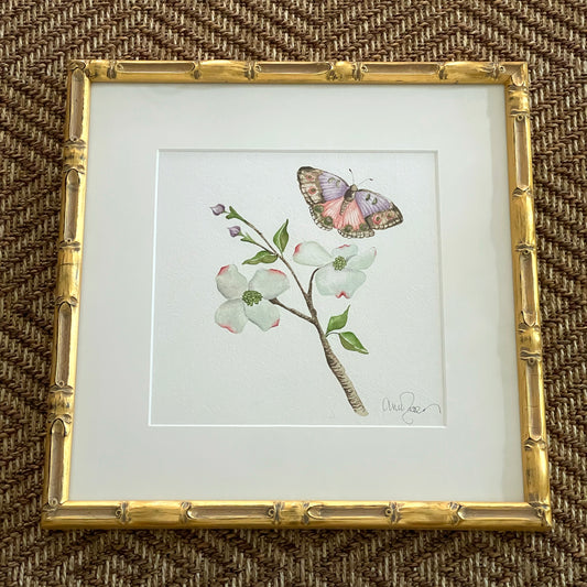 Botanical & Butterfly Study No. 6