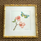 Botanical & Butterfly Study No. 9