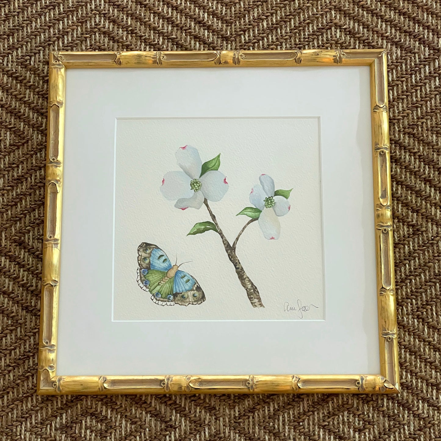 Botanical & Butterfly Study No. 4