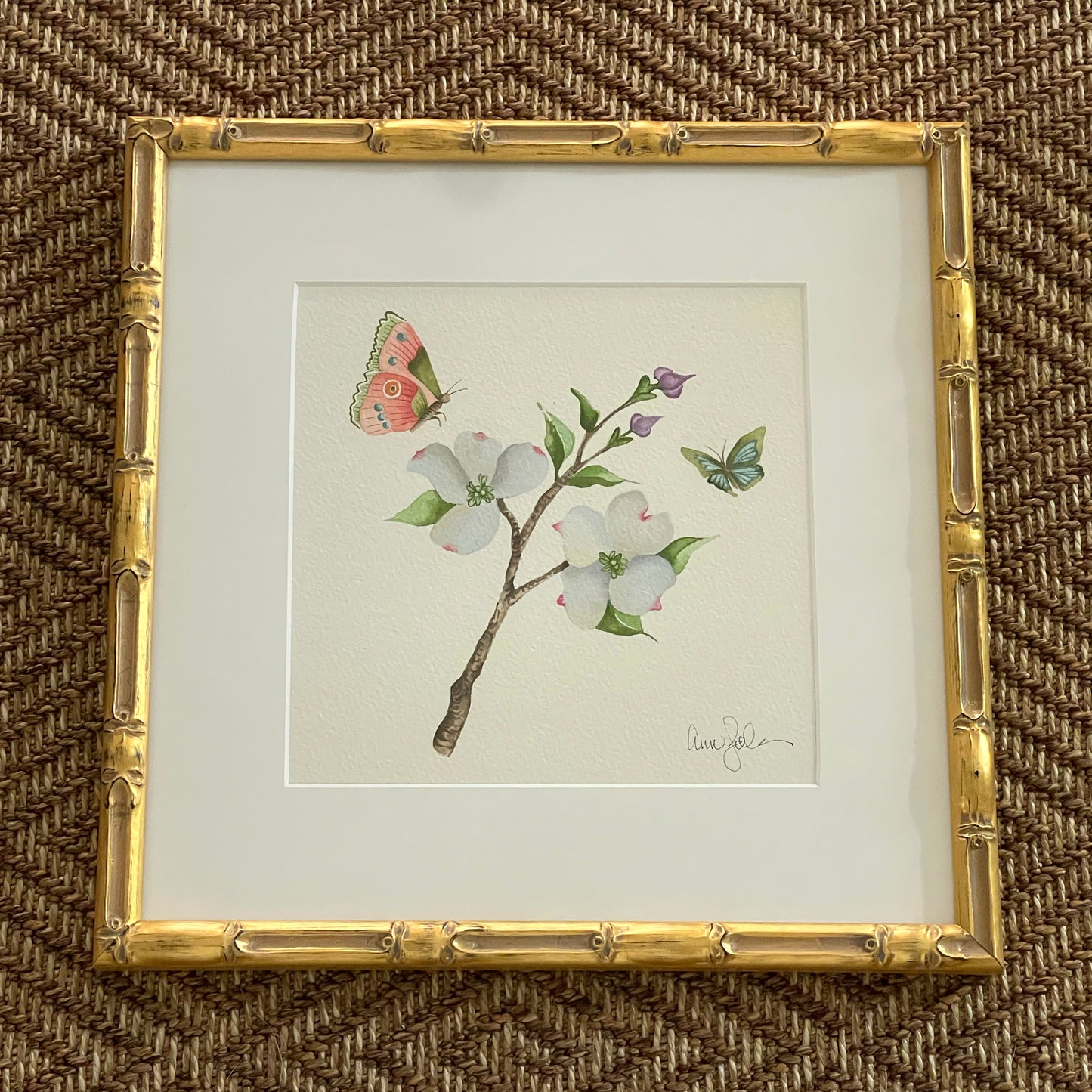Botanical & Butterfly Study No. 1