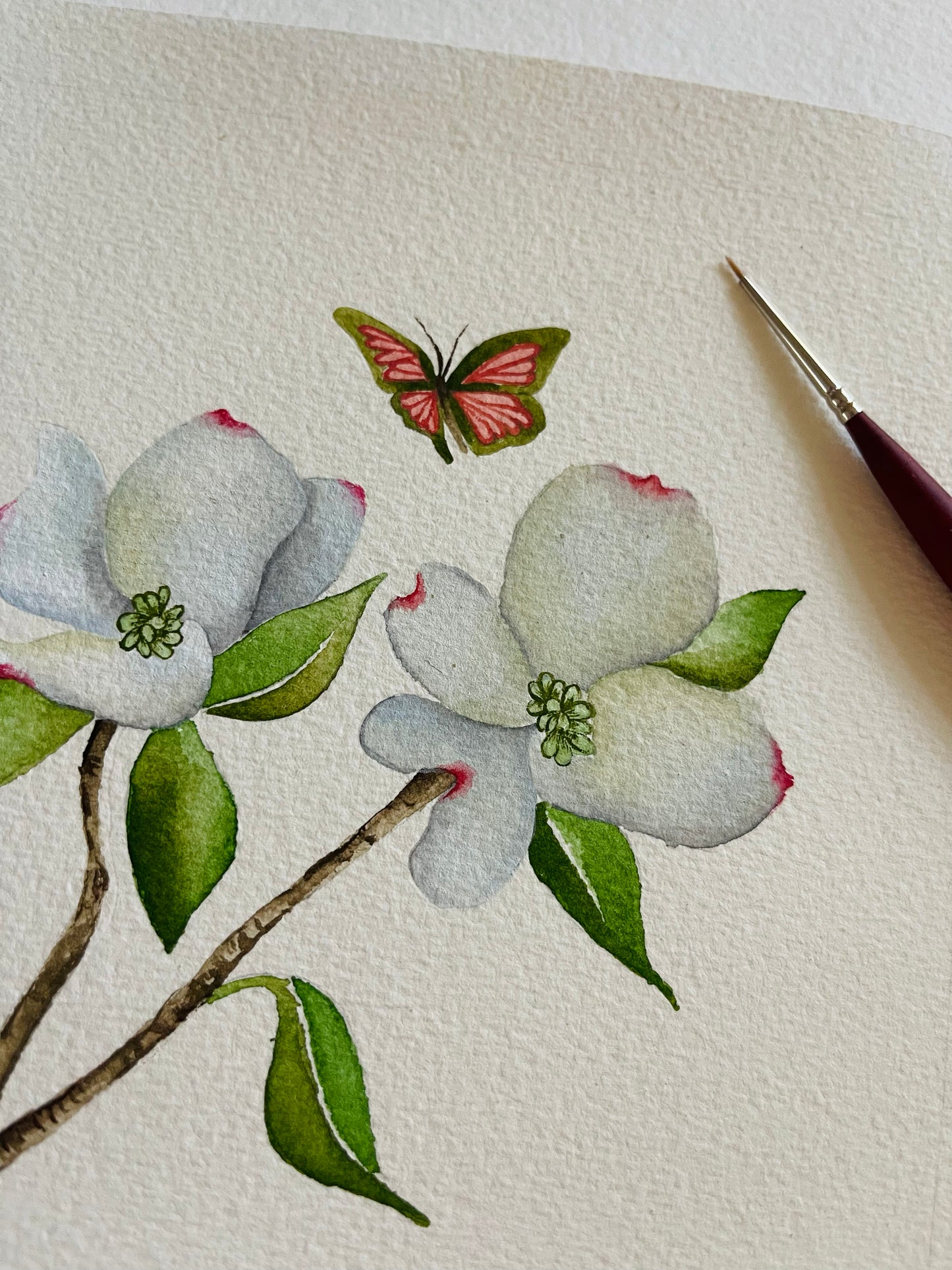 Botanical & Butterfly Study No. 3