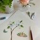 Botanical & Butterfly Study No. 5