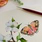 Botanical & Butterfly Study No. 2