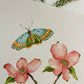 Botanical & Butterfly Study No. 8