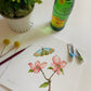 Botanical & Butterfly Study No. 8