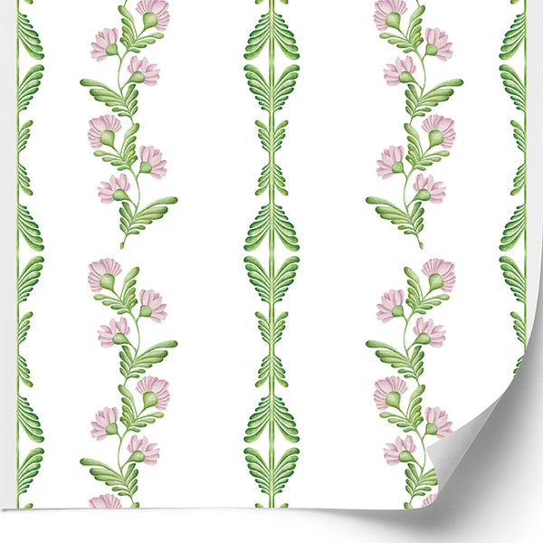 Grandeco Jack N Rose Liberty Floral Lilac/Pink Wallpaper - JS3101