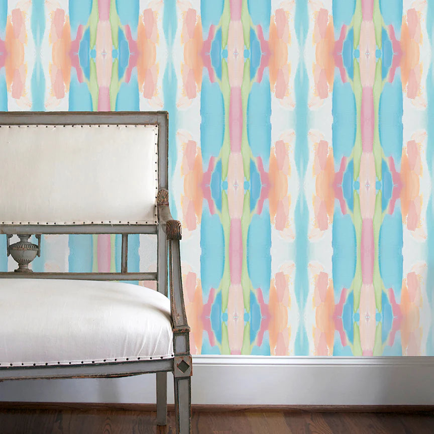 Pastel Squash Blossom Wallcovering - SAMPLE