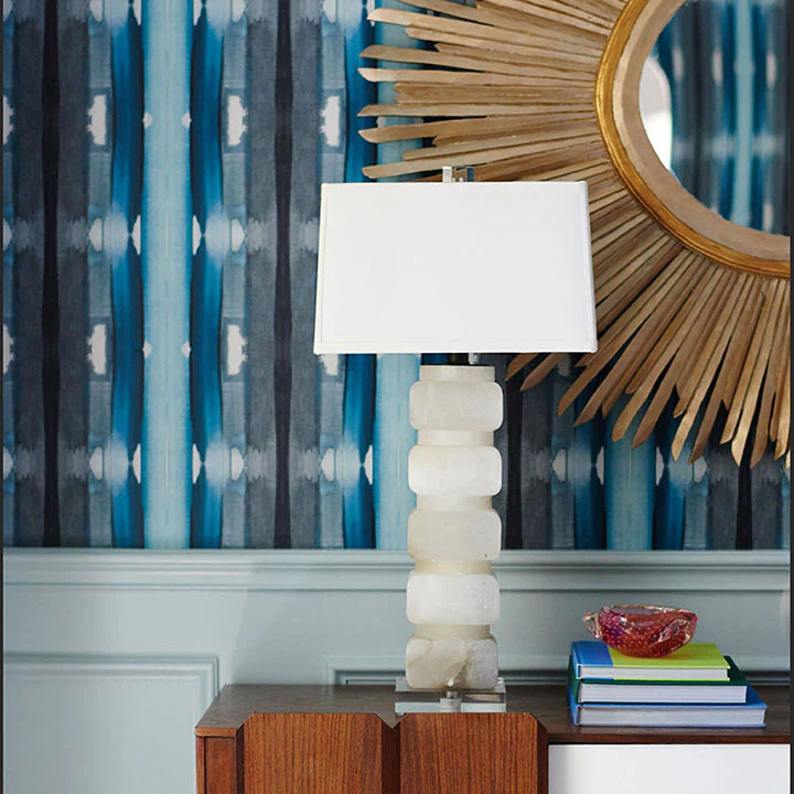 Turquoise Squash Blossom Wallcovering