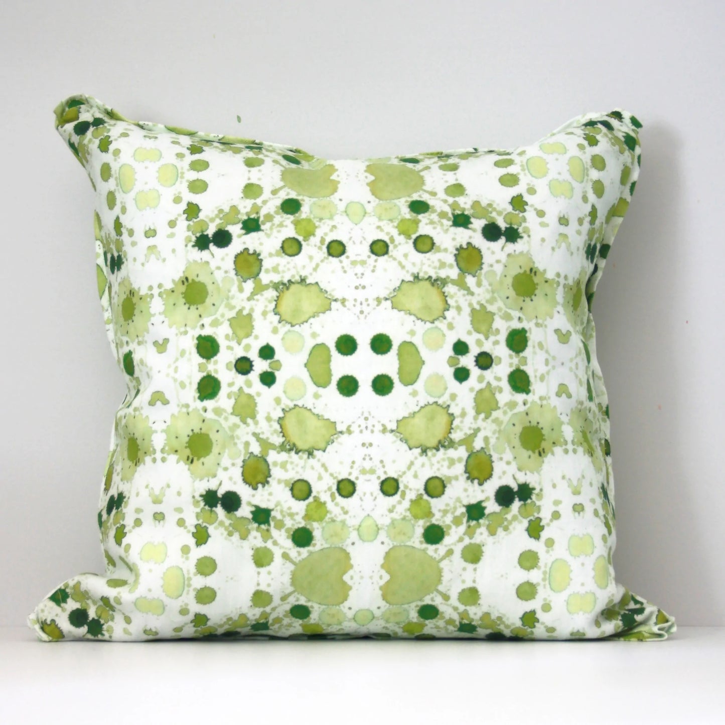 Splatter Pillow in Green with Envy - SAMPLE
