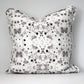 Splatter Pillow in Stone Grey - SAMPLE